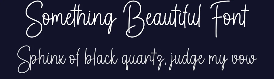 Something Beautiful Font by DN Creative — Script Handwritten Font — thumbnail 2