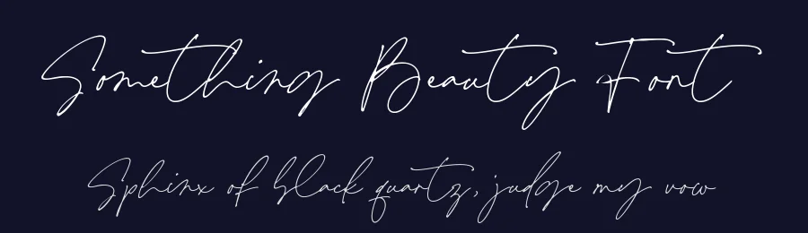 Something Beauty Font by Timur type — Serif Font — thumbnail 2