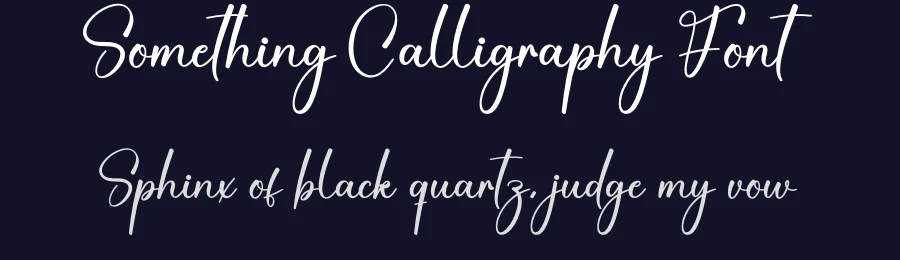 Something Calligraphy Font by creativeletter — Script Handwritten Font — thumbnail 2