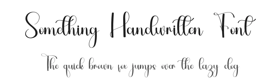 Something Handwritten Font by inermediaSTUDIO — Script Handwritten Font