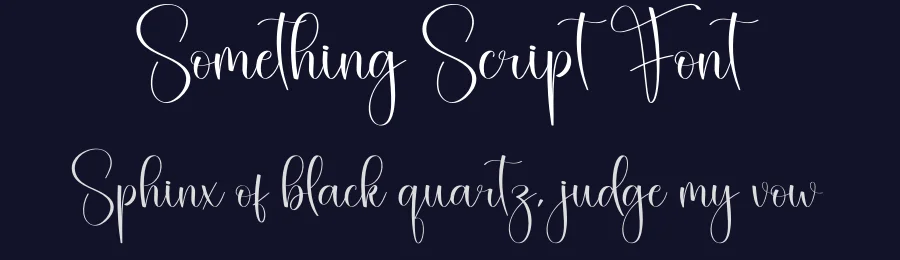 Something Script Font by creativeletter — Script Handwritten Font — thumbnail 2