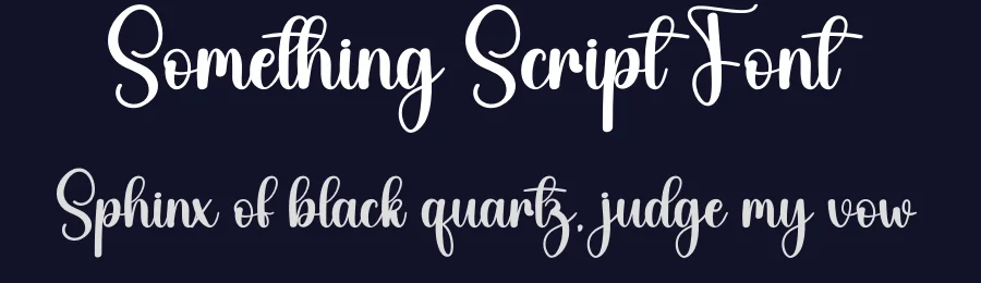 Something Script Font by creativeletter — Script Handwritten Font — thumbnail 2