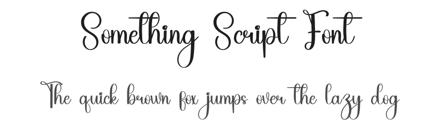 Something Script Font by inermediaSTUDIO — Script Handwritten Font