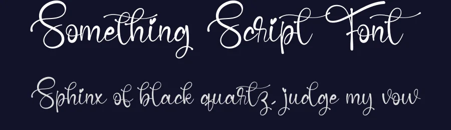 Something Script Font by creativeletter — Script Handwritten Font — thumbnail 2