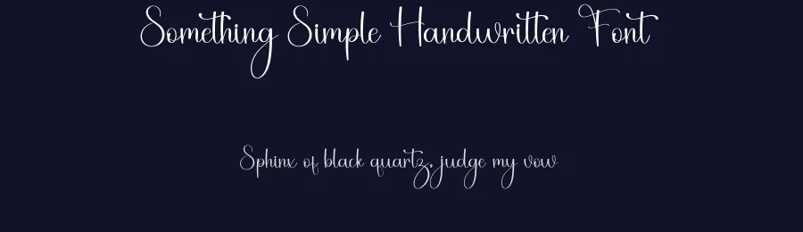 Something Simple Handwritten Font by freshtypeink — Script Handwritten Font — thumbnail 2