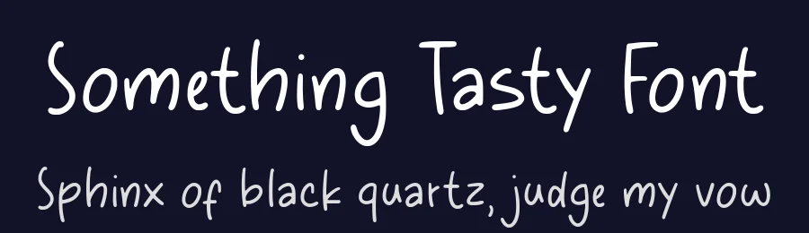 Something Tasty Font by Timur type — Decorative Font — thumbnail 2