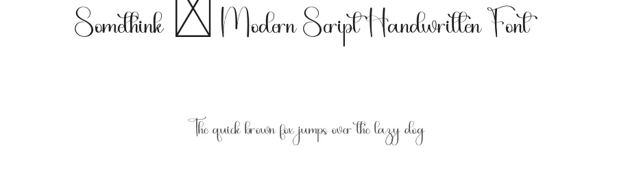 Somethink – Modern Script Handwritten Font by freshtypeink — Script Handwritten Font