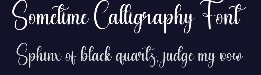 Sometime Calligraphy Font by andikastudio — Script Handwritten Font — thumbnail 2