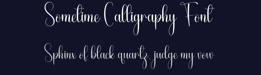 Sometime Calligraphy Font by andikastudio — Script Handwritten Font — thumbnail 2