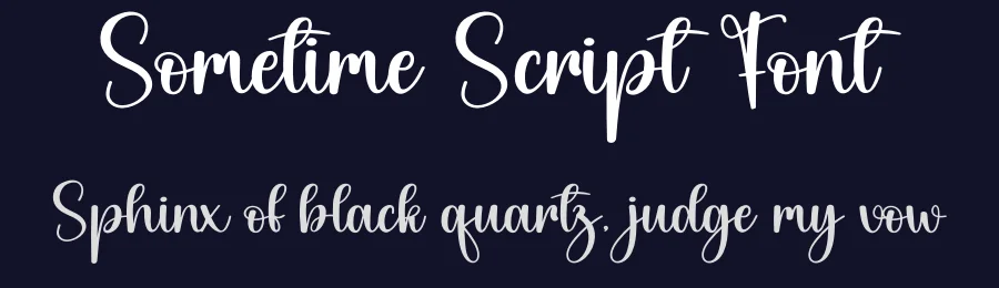 Sometime Script Font by andikastudio — Script Handwritten Font — thumbnail 2
