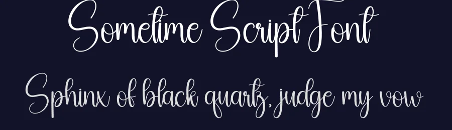 Sometime Script Font by andikastudio — Script Handwritten Font — thumbnail 2