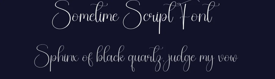 Sometime Script Font by creativeletter — Script Handwritten Font — thumbnail 2