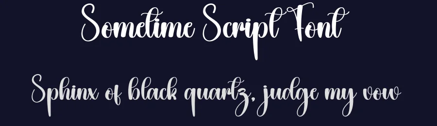 Sometime Script Font by creativeletter — Script Handwritten Font — thumbnail 2