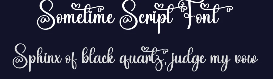 Sometime Script Font by creativeletter — Script Handwritten Font — thumbnail 2