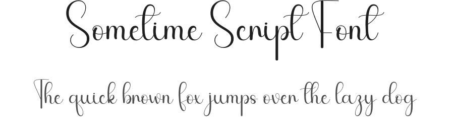 Sometime Script Font by andikastudio — Script Handwritten Font