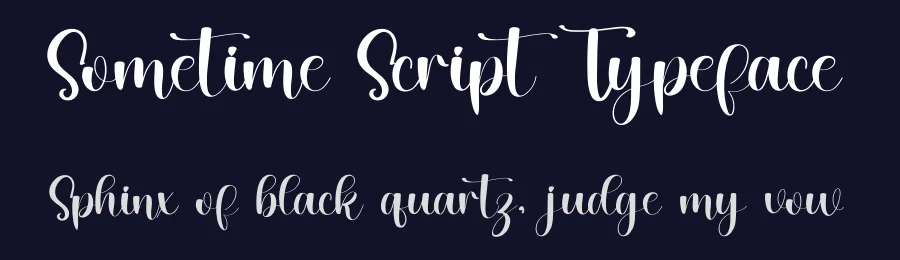 Sometime Script Typeface by inermediaSTUDIO — Script Handwritten Font — thumbnail 2