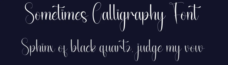 Sometimes Calligraphy Font by andikastudio — Script Handwritten Font — thumbnail 2