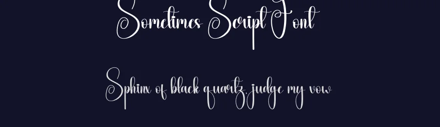 Sometimes Script Font by andikastudio — Script Handwritten Font — thumbnail 2