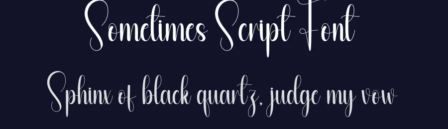 Sometimes Script Font by andikastudio — Script Handwritten Font — thumbnail 2