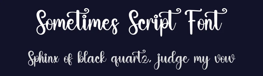 Sometimes Script Font by inermediaSTUDIO — Script Handwritten Font — thumbnail 2