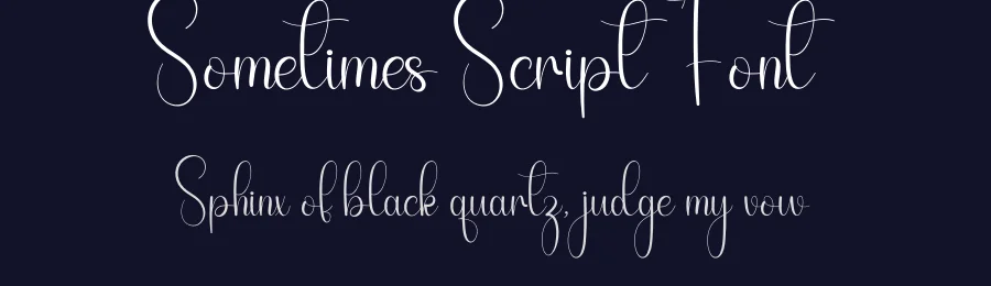 Sometimes Script Font by andikastudio — Script Handwritten Font — thumbnail 2