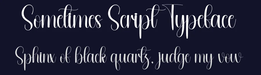 Sometimes Script Typeface by andikastudio — Script Handwritten Font — thumbnail 2