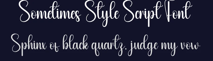 Sometimes Style Script Font by andikastudio — Script Handwritten Font — thumbnail 2
