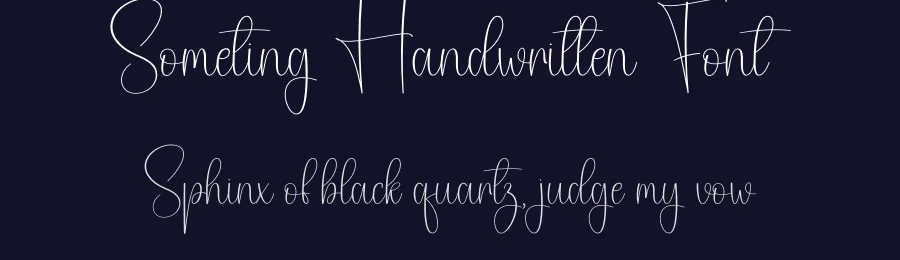 Someting Handwritten Font by andikastudio — Script Handwritten Font — thumbnail 2