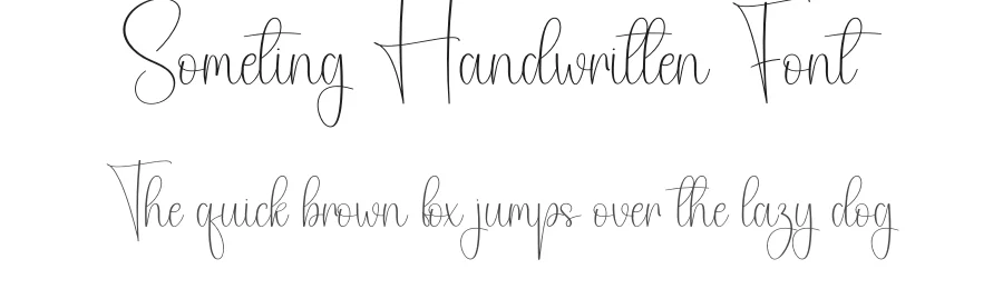 Someting Handwritten Font by andikastudio — Script Handwritten Font