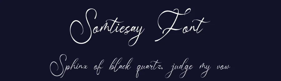 Somtiesay Font by Denustudios — Script Handwritten Font — thumbnail 2