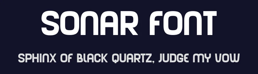 Sonar Font by Almairatype — Display Font — thumbnail 2