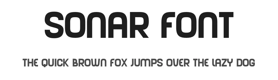 Sonar Font by Almairatype — Display Font
