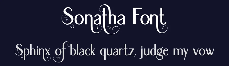 Sonatha Font by Digital Typeface Studio — Sans Serif Font — thumbnail 2