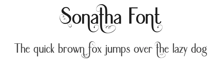 Sonatha Font by Digital Typeface Studio — Sans Serif Font