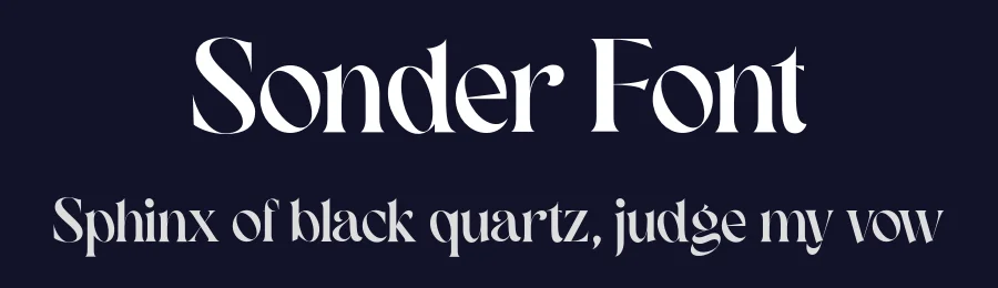 Sonder Font by 1871 Project — Serif Font — thumbnail 2