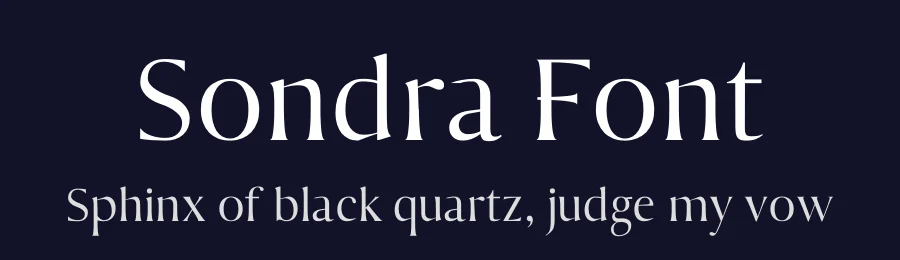 Sondra Font by Creativetacos — Serif Font — thumbnail 2