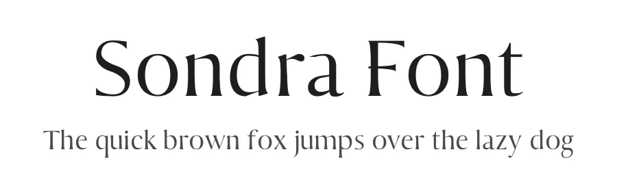 Sondra Font by Creativetacos — Serif Font