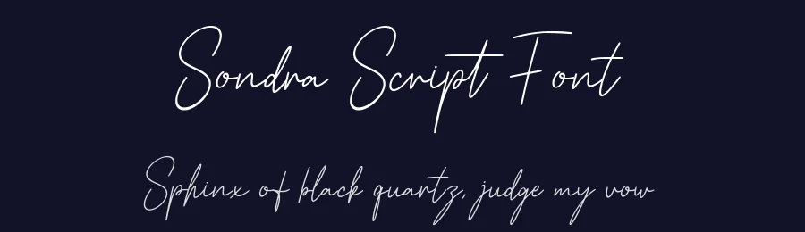 Sondra Script Font by hyperactype — Serif Font — thumbnail 2