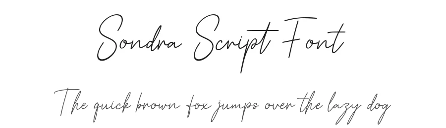 Sondra Script Font by hyperactype — Serif Font