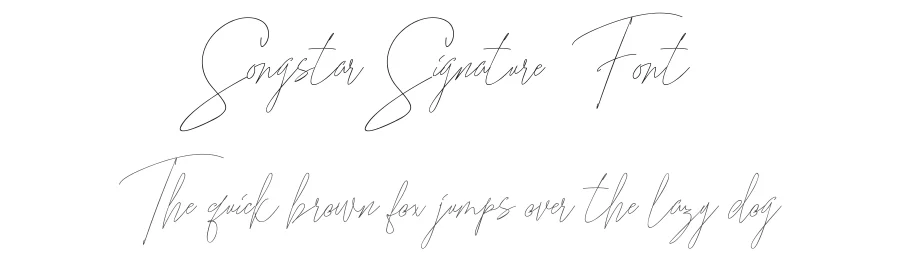 Songstar Signature Font by rtcreative86 — Script Handwritten Font