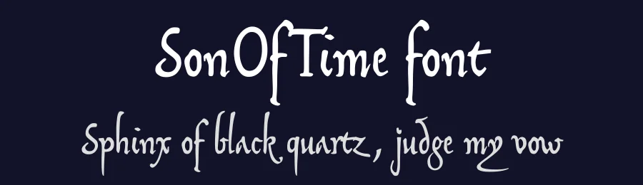 SonOfTime font by pia-frauss — Blackletter Font — thumbnail 2