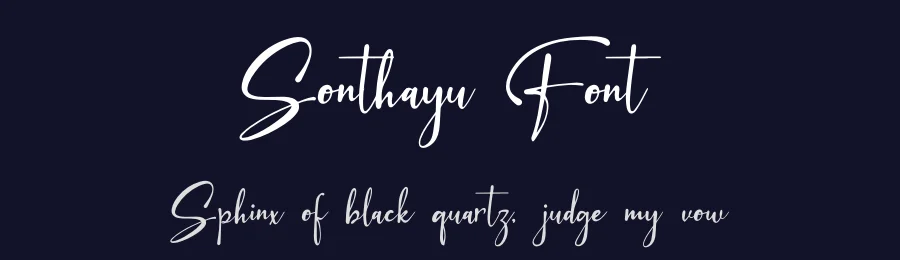 Sonthayu Font by Denustudios — Decorative Font — thumbnail 2