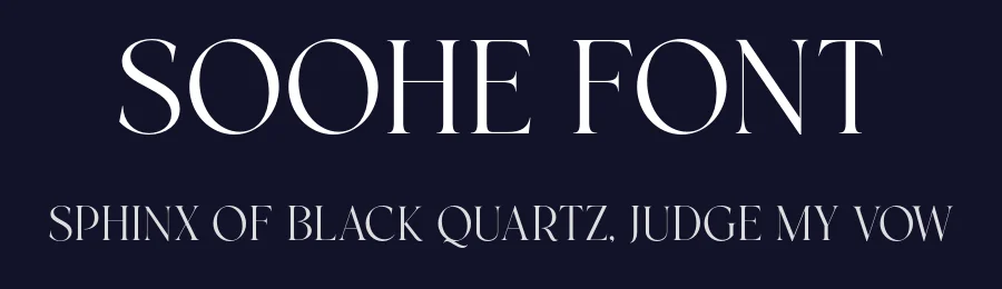 Soohe Font by Vampstudio — Serif Font — thumbnail 2