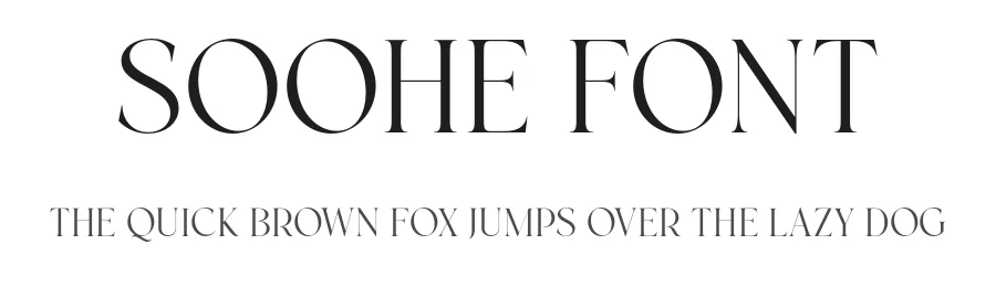 Soohe Font by Vampstudio — Serif Font