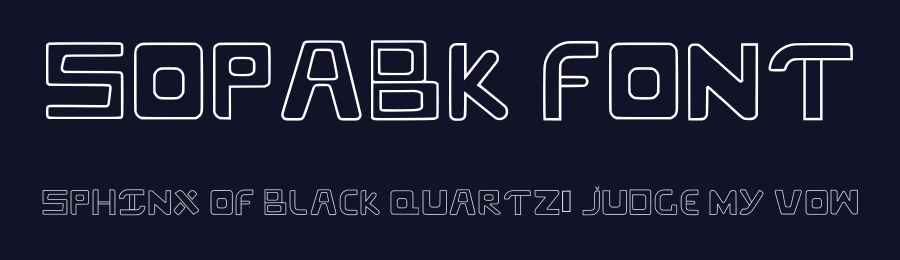 Sopabk Font by aimfunart — Decorative Font — thumbnail 2