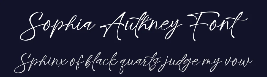 Sophia Authney Font by MJB Letters — Script Handwritten Font — thumbnail 2