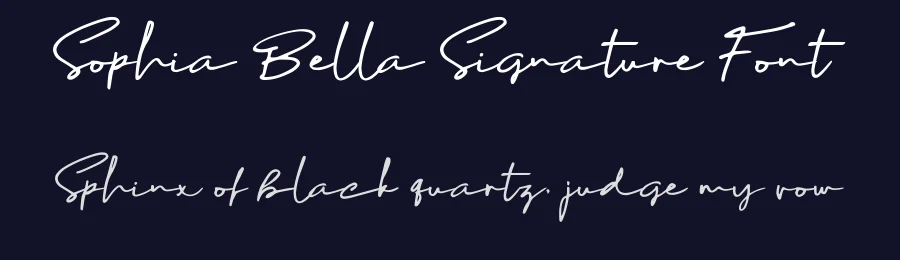 Sophia Bella Signature Font by madeDeduk — Script Handwritten Font — thumbnail 2