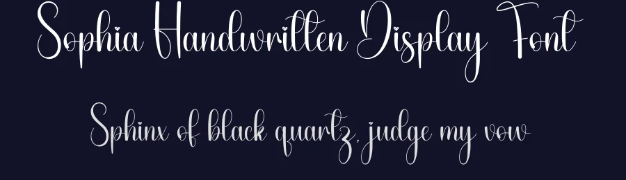 Sophia Handwritten Display Font by andikastudio — Script Handwritten Font — thumbnail 2