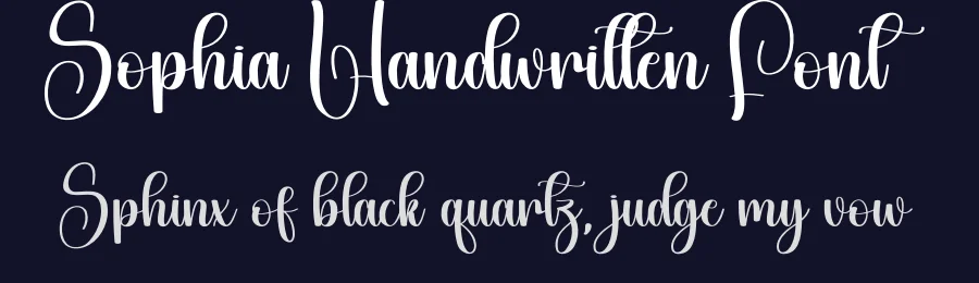 Sophia Handwritten Font by andikastudio — Script Handwritten Font — thumbnail 2