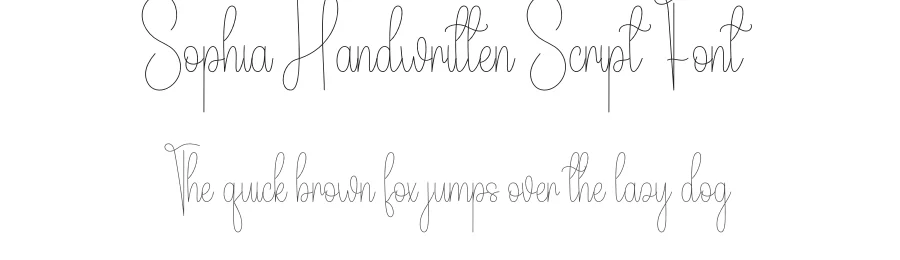 Sophia Handwritten Script Font by andikastudio — Script Handwritten Font